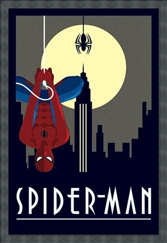 Framed Framed Spider-Man - Marvel Deco