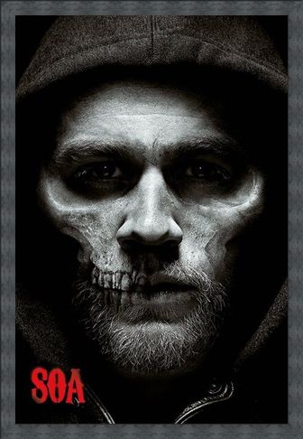 Framed Framed Jax Skull - Sons of Anarchy