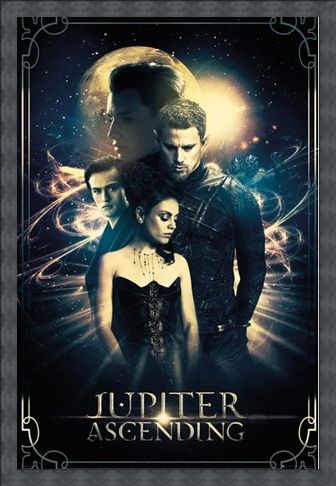 Framed Framed Jupiter Ascending - Mila Kunis and Channing Tatum