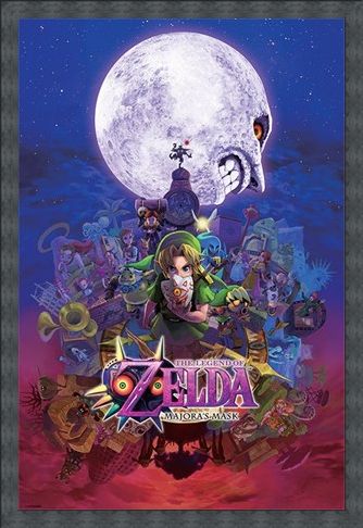 Framed Framed Majora's Mask - The Legend of Zelda