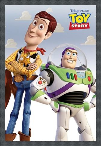 Framed Framed Woody & Buzz - Toy Story