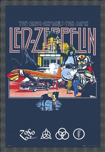 Framed Framed The Song Remains The Same - Led Zeppelin