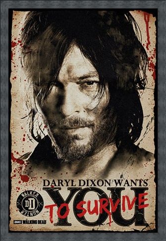 Framed Framed Daryl Needs You - The Walking Dead