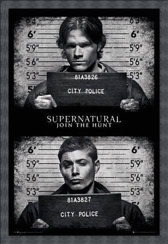 Framed Framed Horrifying Mug Shots - Supernatural