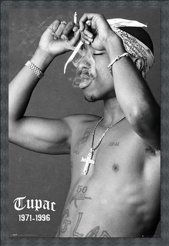 Framed Framed Music, Morals and Cigarettes - Tupac