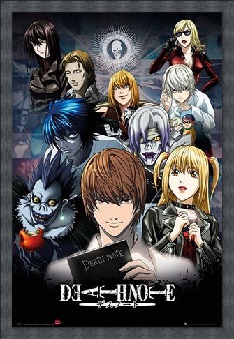 Framed Framed The Shinigami, The Boy, And The Book - Death Note