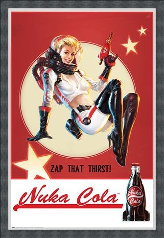 Framed Framed Zap That Thirst Nuka Cola - Fallout 4