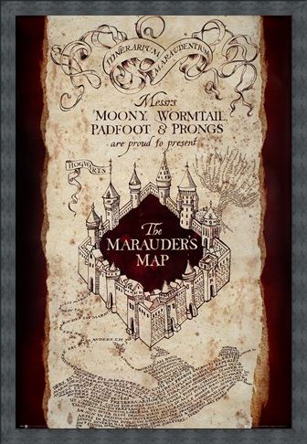 Framed Framed Messrs. Moony, Wormtail, Padfoot & Prongs - Harry Potter