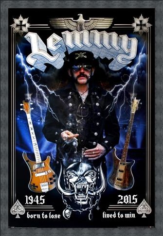 Framed Framed Lemmy Commemorative - Motorhead