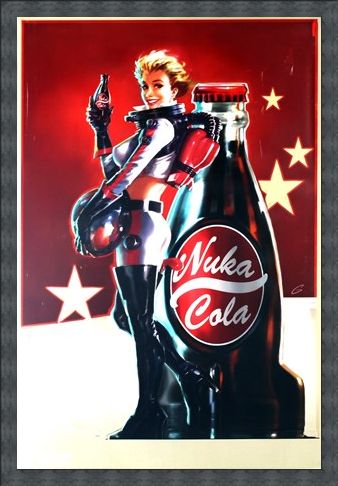 Framed Framed Blonde Bombshell - Fallout 4