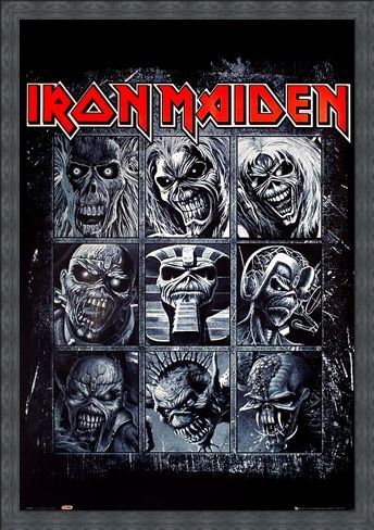 Framed Framed Nine Eddies - Iron Maiden
