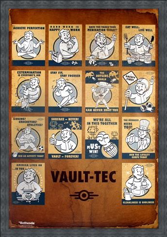 Framed Framed 'Revolutionizing Safety For An Uncertain Future' - Fallout 4 Vault Tec Compilation