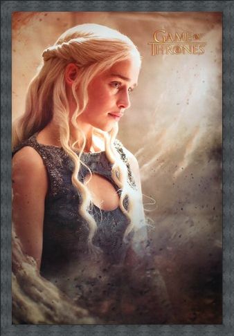 Framed Framed Mother Of Dragons - Game Of Thrones