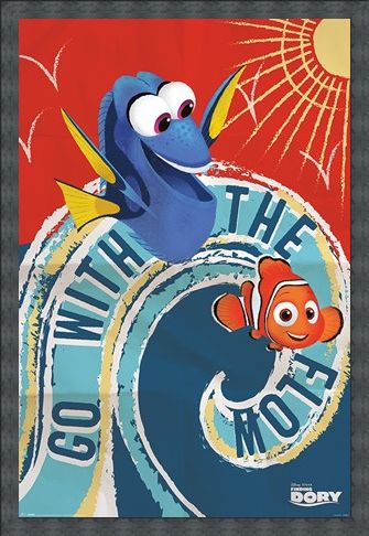 Framed Framed Go With The Flow - Finding Dory