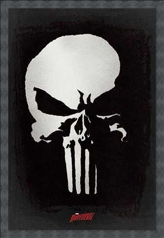 Framed Framed The Punisher Logo - Daredevil TV Series