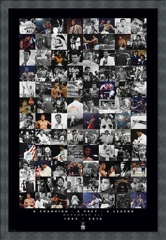 Framed Framed A Commemorative Montage - Muhammad Ali
