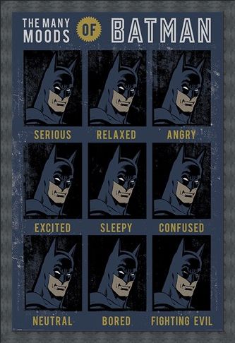 Framed Framed The Many Moods Of Batman - DC Originals