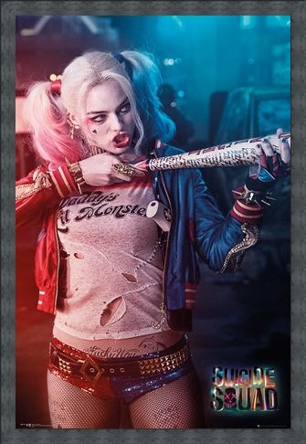 Framed Framed Harley Quinn - Baseball Gun - Suicide Squad