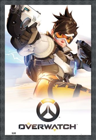 Framed Framed Omnic Crisis Cover Art - Overwatch