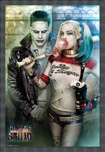Framed Framed Joker And Harley Quinn - Suicide Squad