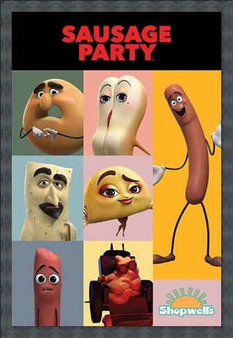 Framed Framed Get Your Fill - Sausage Party Characters