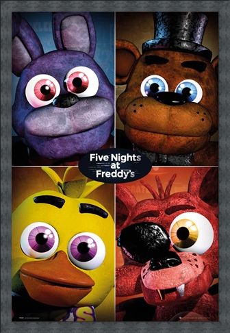 Framed Framed The Fazbear Gang - Five Nights At Freddy's