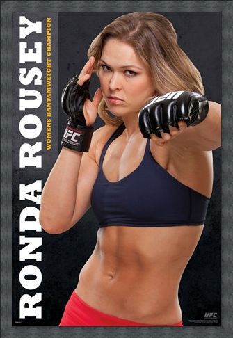 Framed Framed Ronda Rousey - UFC