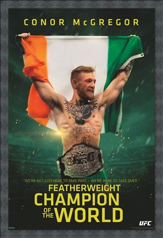 Framed Framed Featherweight Champion Of The World - Conor McGregor