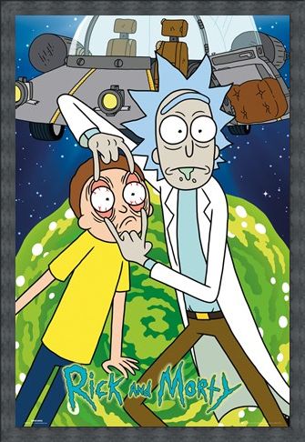 Framed Framed Like Grandfather Like Grandson - Rick And Morty