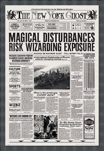 Framed Framed The New York Ghost - Fantastic Beasts