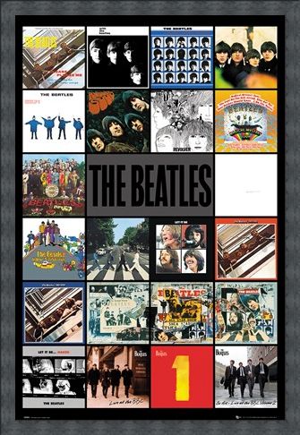 Framed Framed Albums - The Beatles