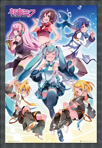 Framed Framed Vocaloid Performance - Hatsune Miku Group