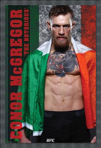 Framed Framed The Irish Champion - Conor McGregor