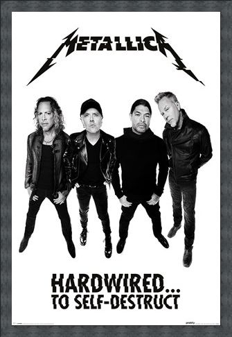Framed Framed Hardwired To Self-Destruct - Metallica