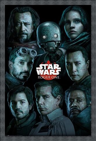 Framed Framed The Rebel Alliance Versus The Empire - Star Wars Rogue One