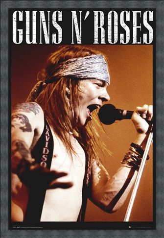 Framed Framed Guns N Roses - Axel Rose