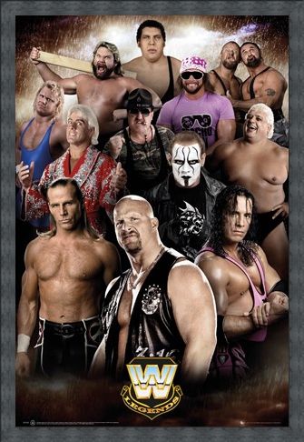 Framed Framed Wrestling Legends - WWE