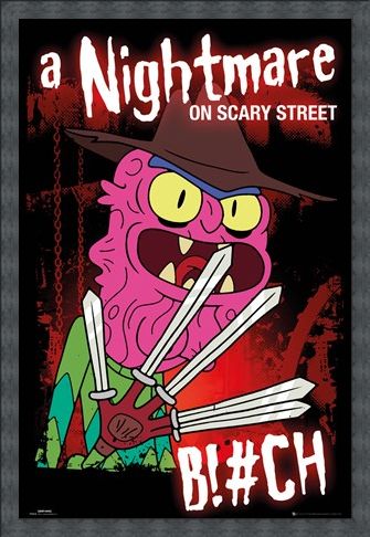 Framed Framed A Nightmare On Scary Street - Rick And Morty