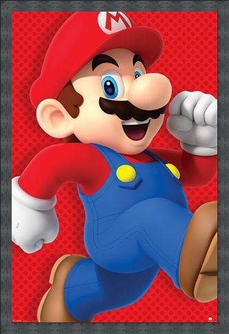 Framed Framed Run Mario! - Super Mario