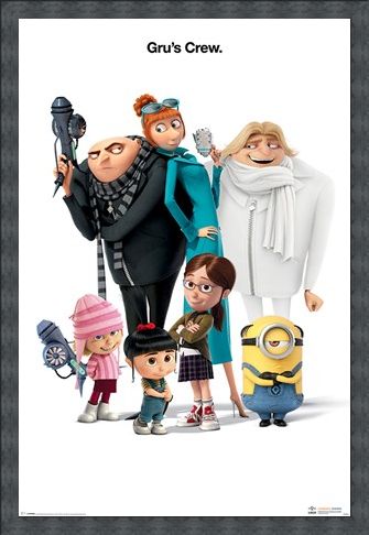 Framed Framed Gru's Crew - Despicable Me 3