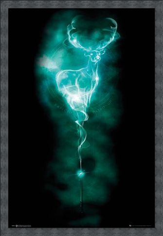 Framed Framed Patronus Stag - Harry Potter