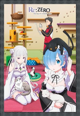 Framed Framed Starting Life in Another World - Re Zero Cats