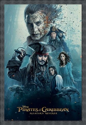 Framed Framed Burning - Pirates of the Caribbean