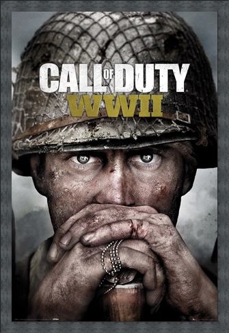 Framed Framed Stronghold WWII Key Art - Call Of Duty