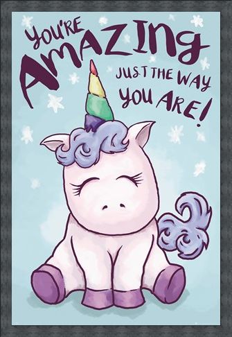 Framed Framed Perfect In Every Way - Unicorn Amazing