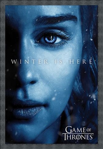 Framed Framed Winter is Here - Daenerys - Game Of Thrones