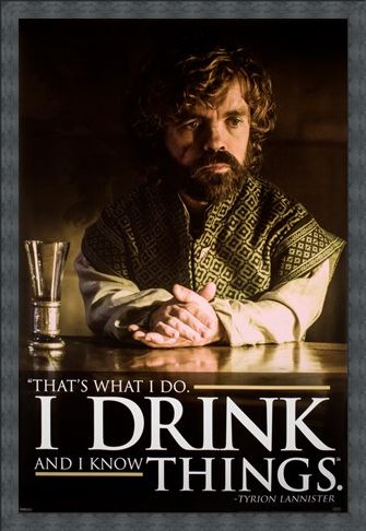 Framed Framed I Drink And I Know Things - Game of Thrones
