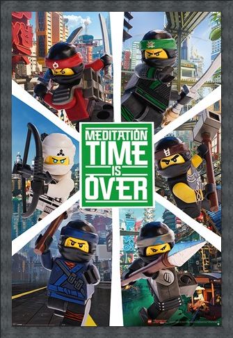 Framed Framed LEGO® Ninjago Movie Six Ninjas - LEGO® Ninjago Movie