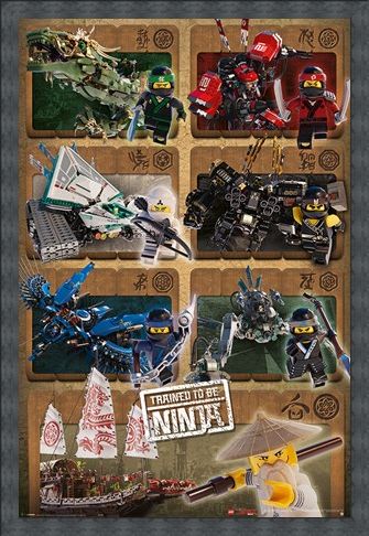 Framed Framed Ninjas & Mechs - LEGO® Ninjago