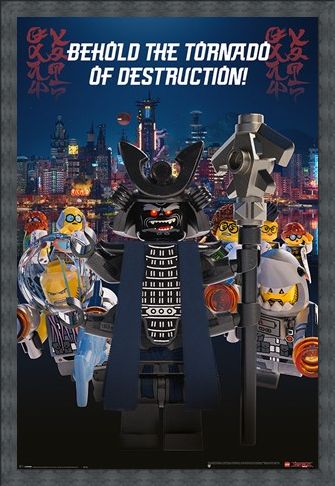 Framed Framed Garmadon Destruction - LEGO® Ninjago Movie